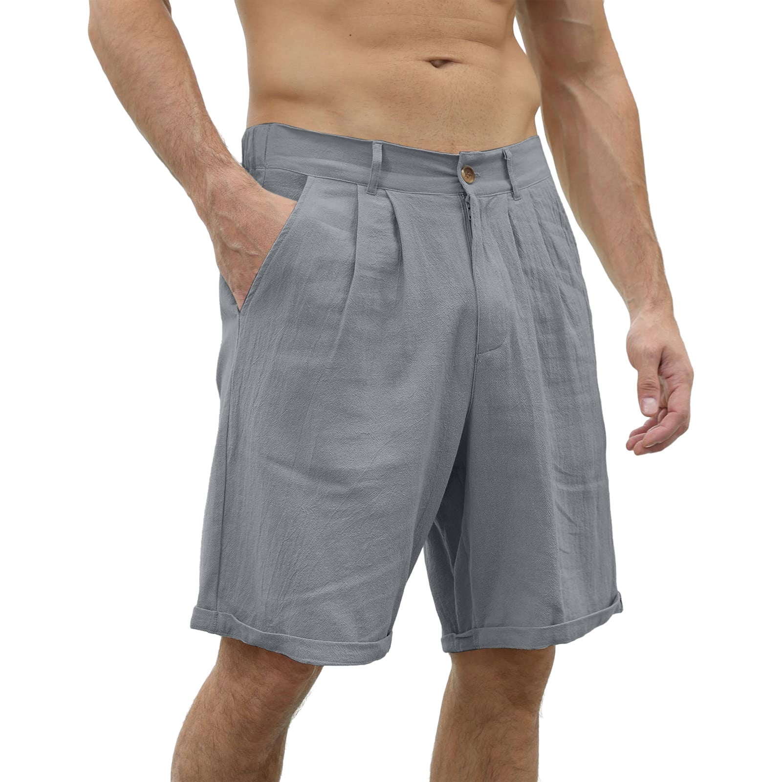 Linnen zomershorts voor mannen