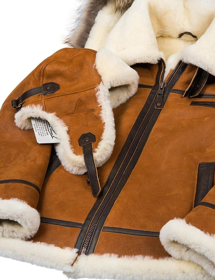 Explore™ Leren winterjas