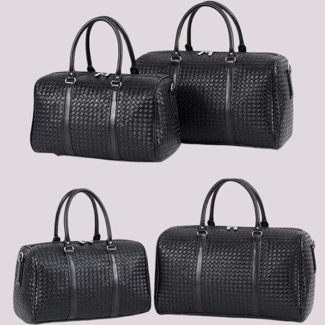 Gewatteerde tas van veganistisch leer met verstelbare schouderriem