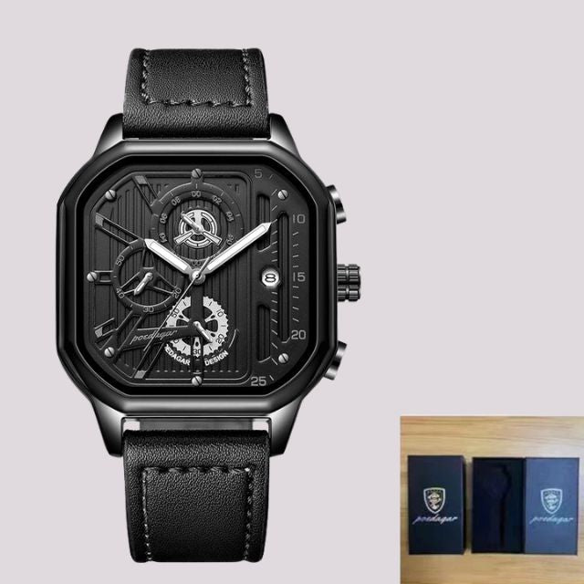 Luxe automatisch horloge met skelet wijzerplaat