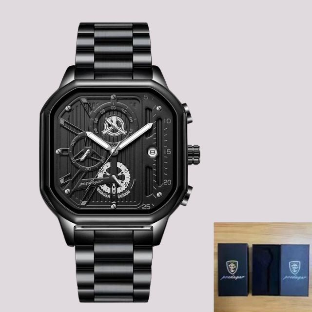 Luxe automatisch horloge met skelet wijzerplaat