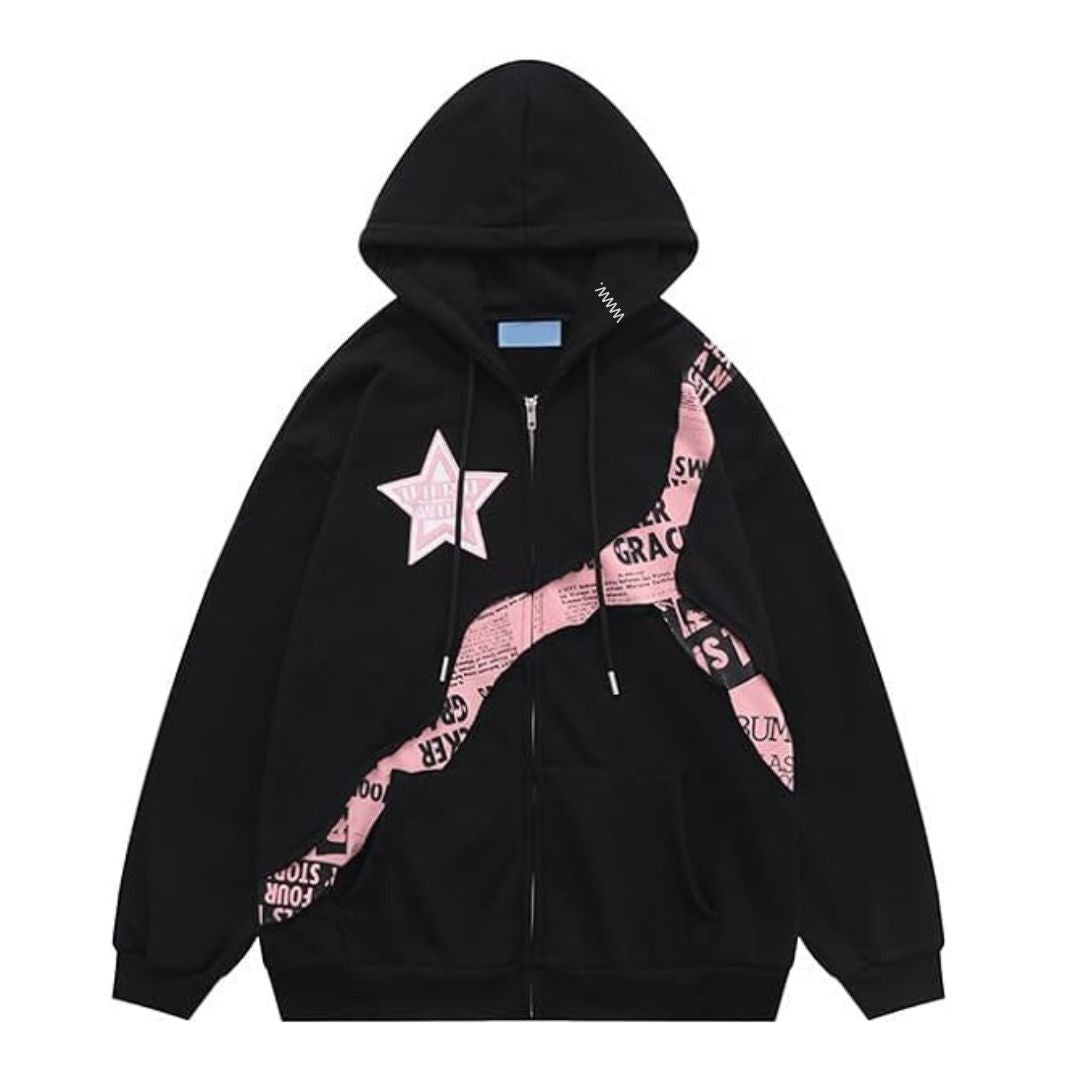 Oversized hoodie met grafische print