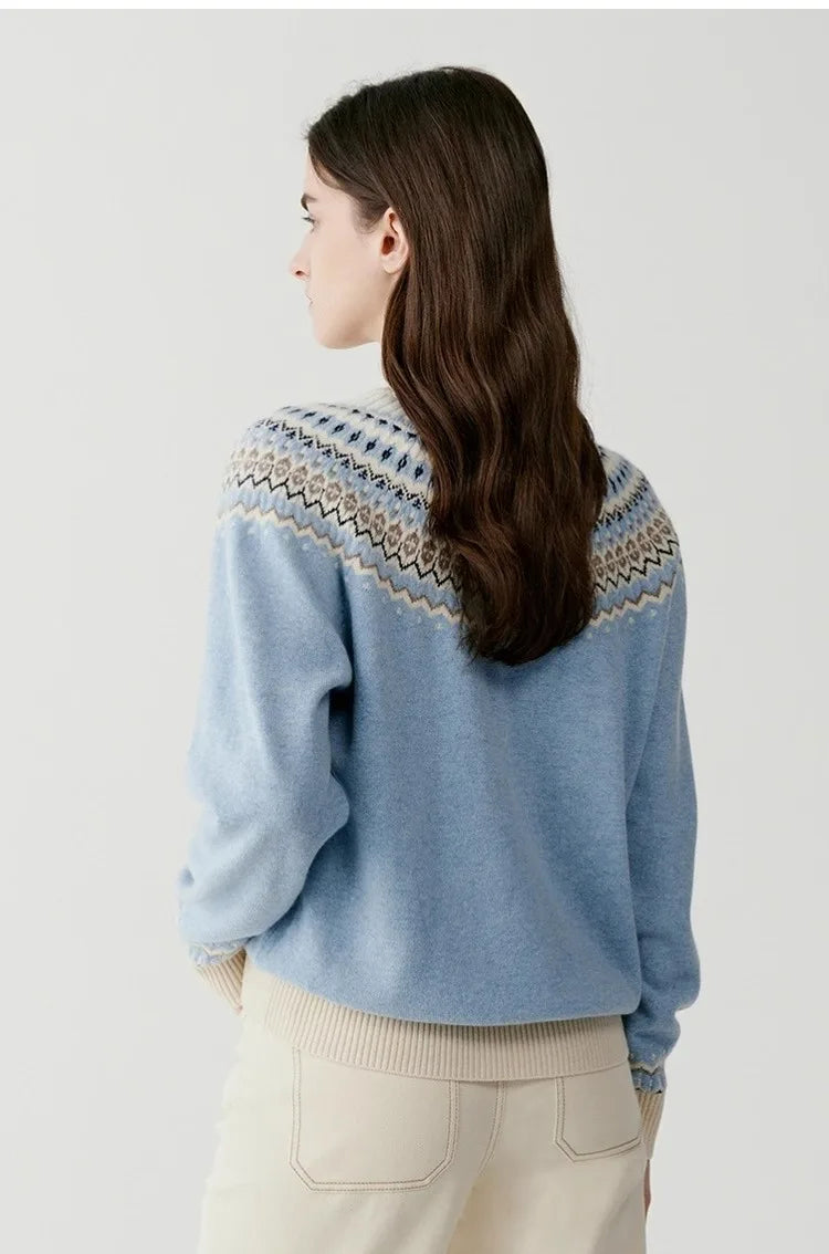Vintage Inspo Noorse Trui