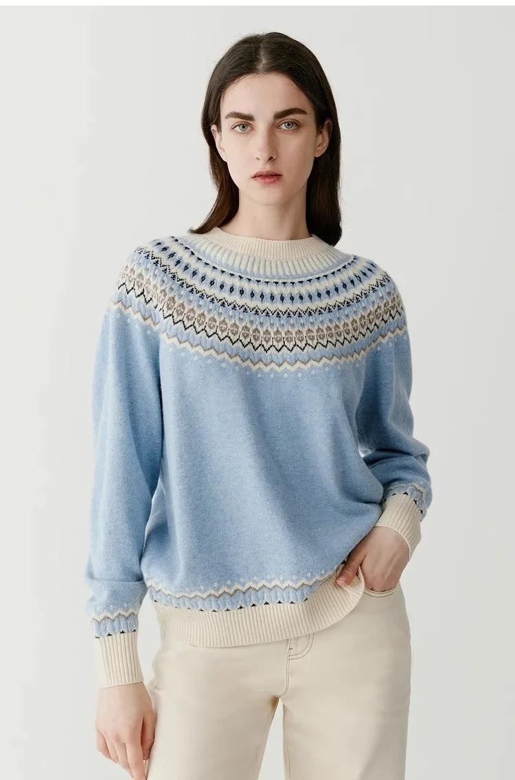 Vintage Inspo Noorse Trui