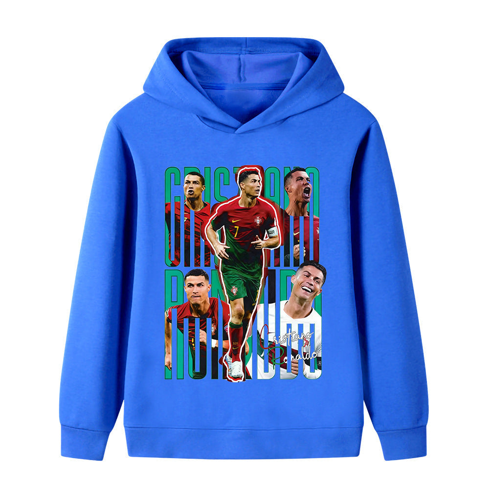 Ronaldo Voetbal Hoodie Kinderen - Portugal - Zacht