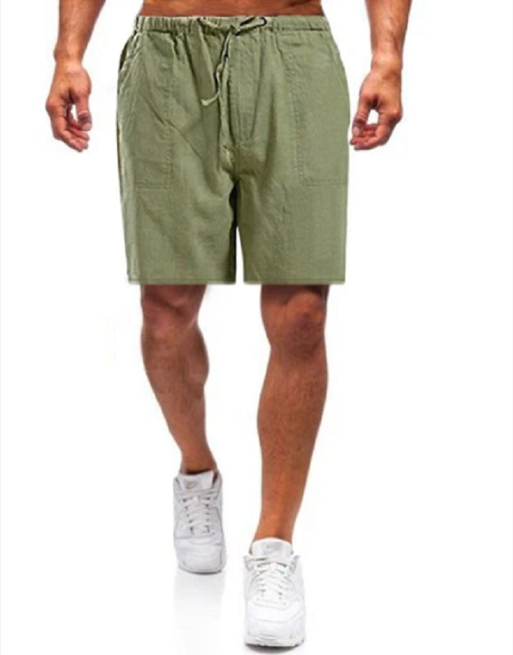 Linnen herenshorts in grote maten