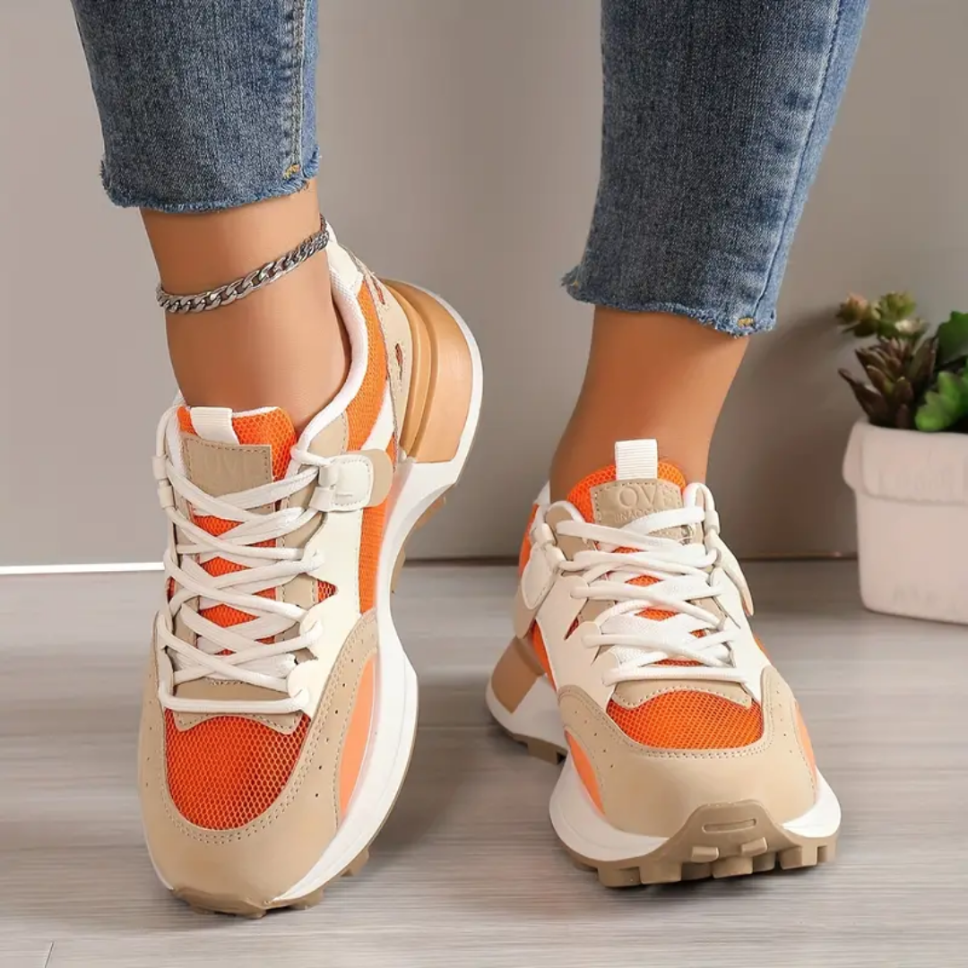 Oranje gekleurde schoenen