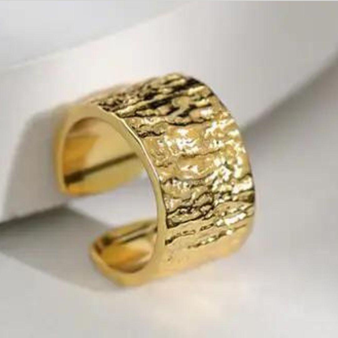 Oorbellen met structuur