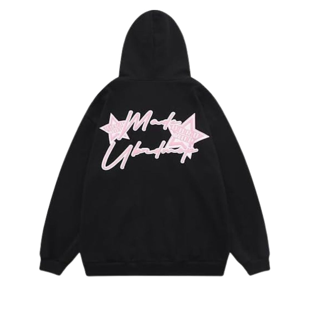 Oversized hoodie met grafische print