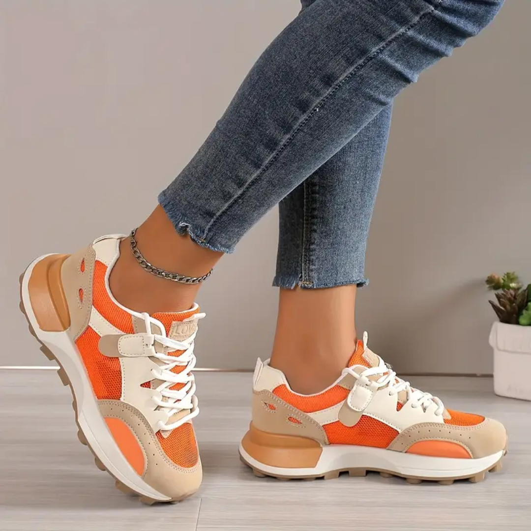 Oranje gekleurde schoenen