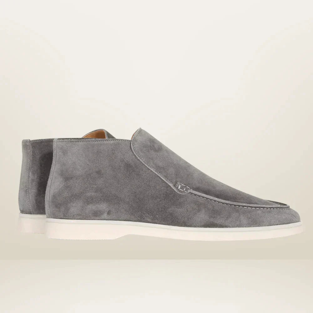 Heren suède loafers