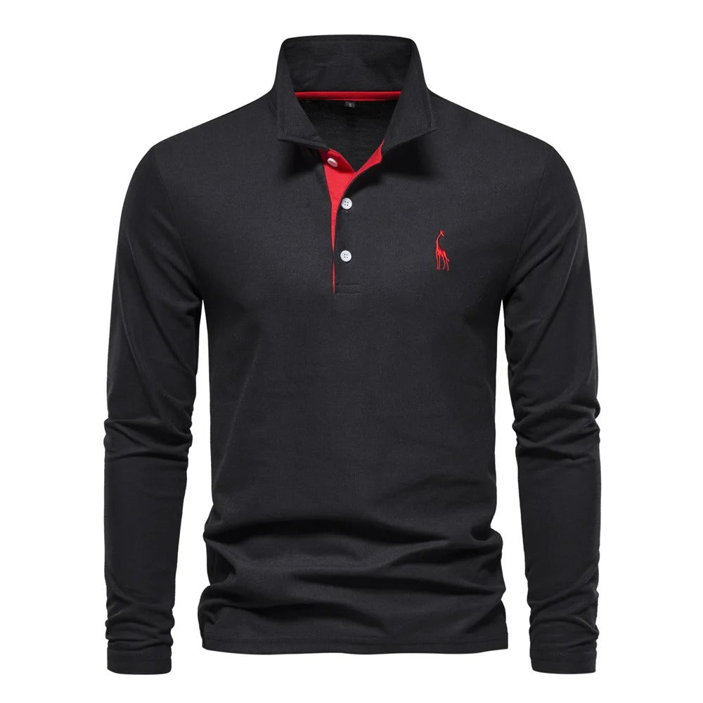Poloshirts met lange mouwen voor mannen