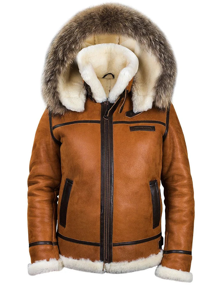 Explore™ Leren winterjas