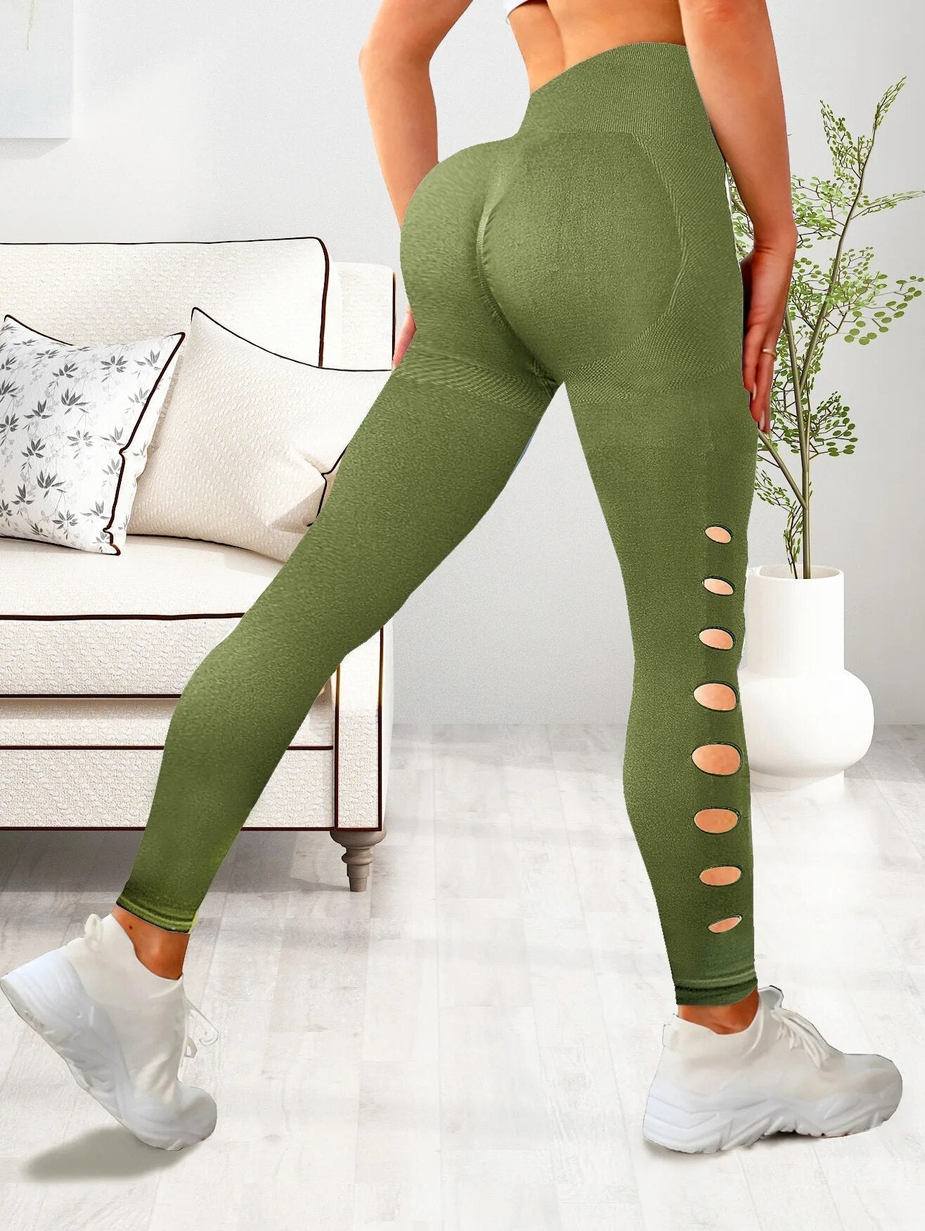 Dames legging met hoge taille en billenlifting