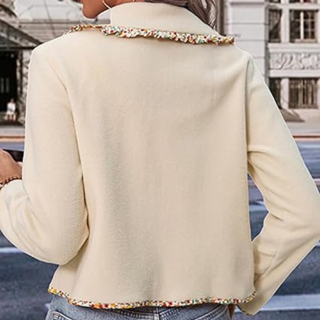 Knoopjasje met tweedrand en pareldetails