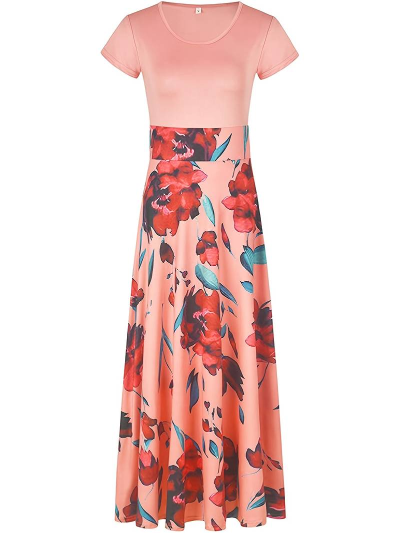 Maxi-jurk met bloemenprint