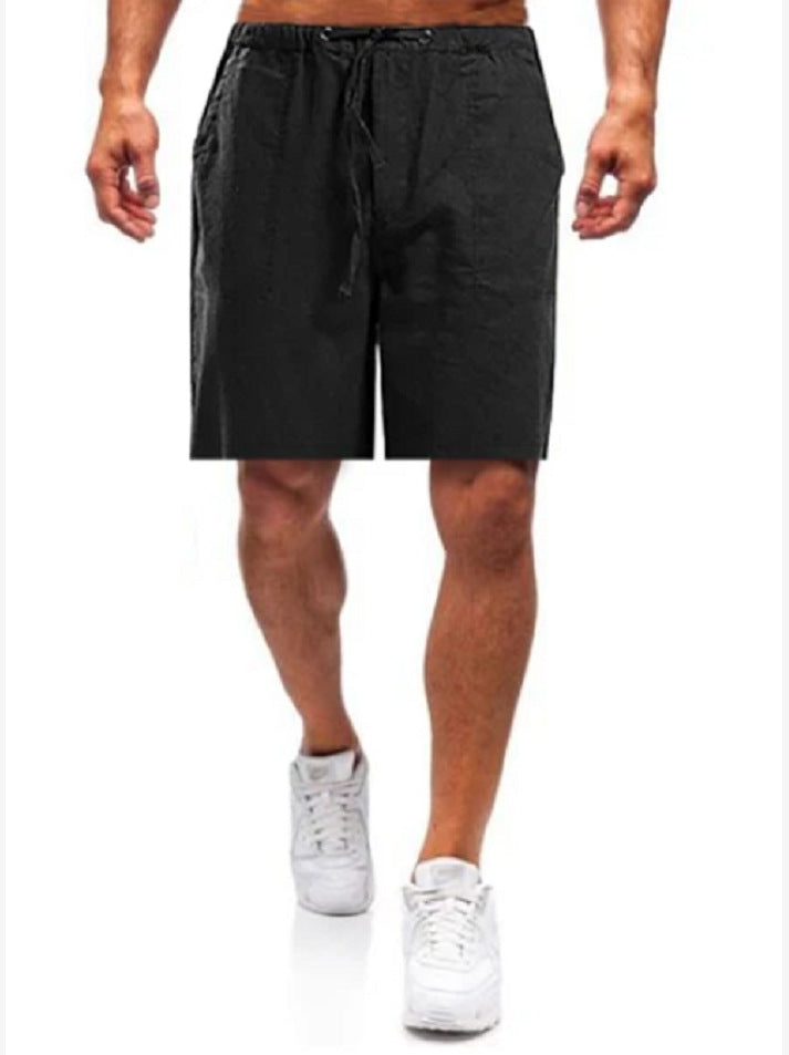 Linnen herenshorts in grote maten