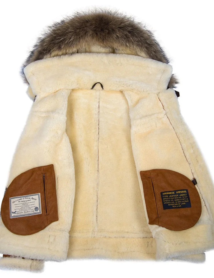 Explore™ Leren winterjas