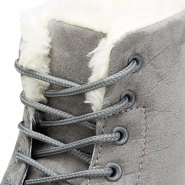 Snow White enkellaarsjes met vetersluiting