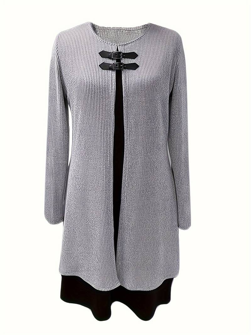 Kleurblok 2-in-1 jurk