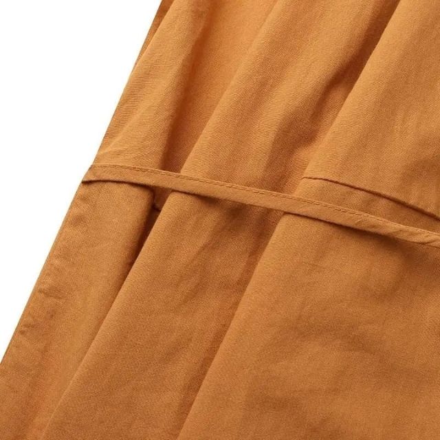 Elegante zijden overhemdjurk met knoopsluiting