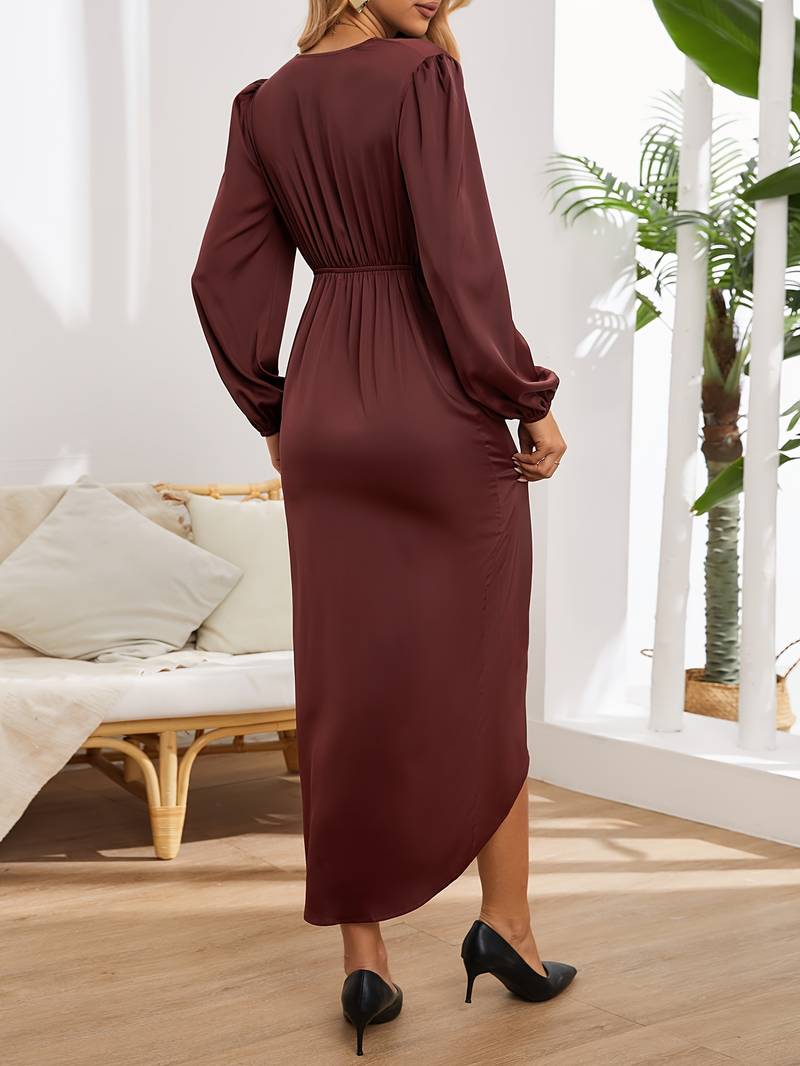 Elegante jurk met lange mouwen