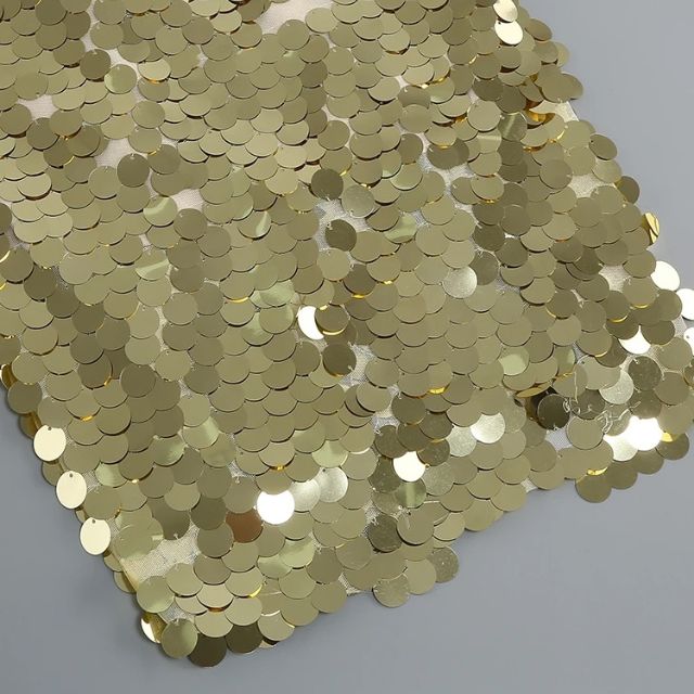 Midi-slipjurk met pailletten en fijne bandjes