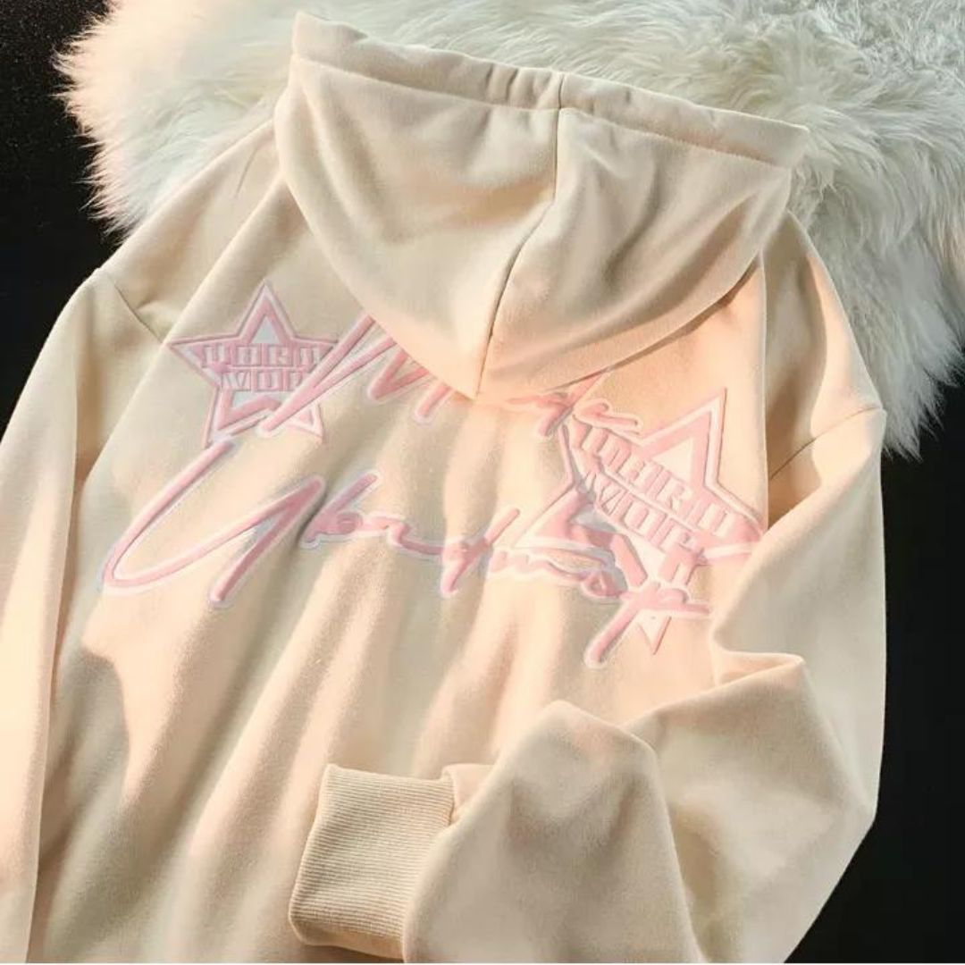 Oversized hoodie met grafische print