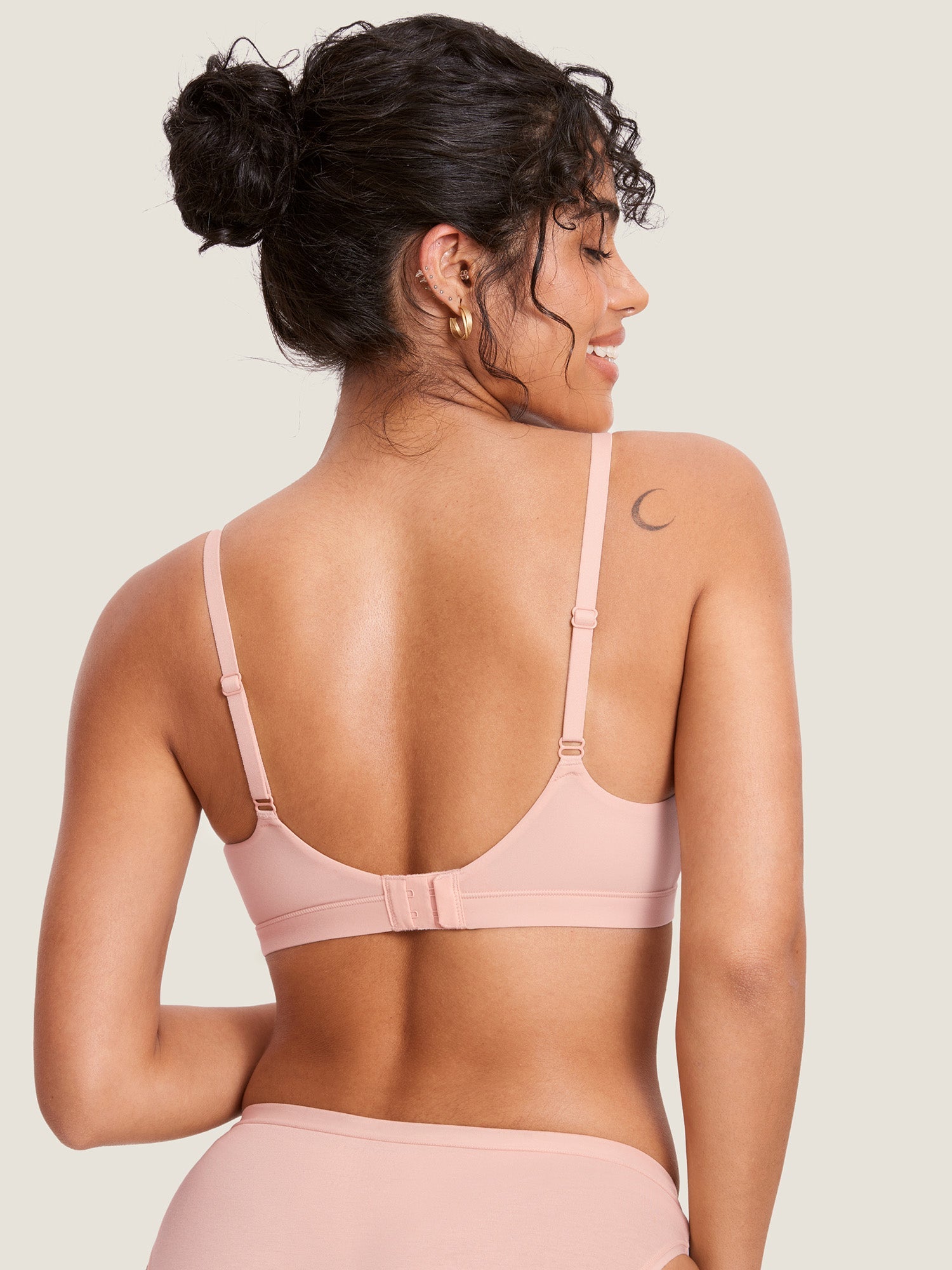 Naadloze voedingsbeha met ronde hals – Inbarely® bralette zonder beugel