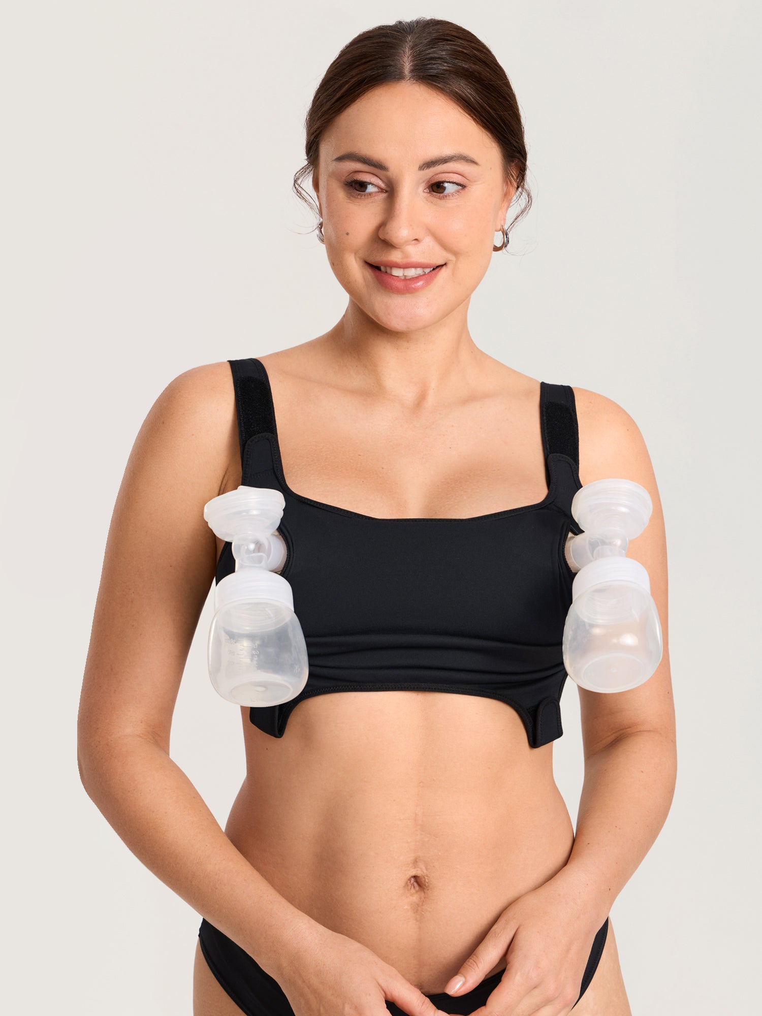 Handsfree kolfbeha en voedingsbeha in één met klittenband – Natrelax®
