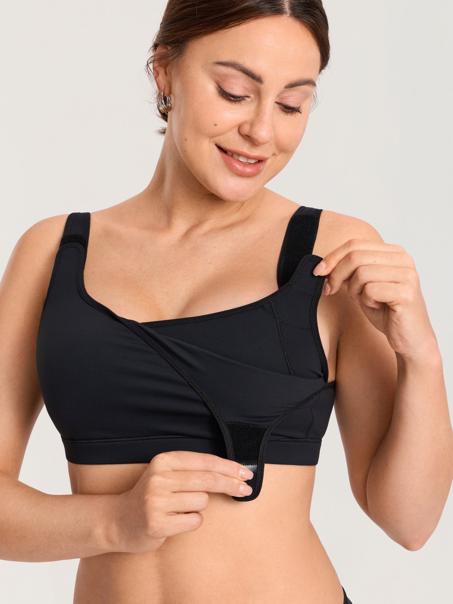 Handsfree kolfbeha en voedingsbeha in één met klittenband – Natrelax®