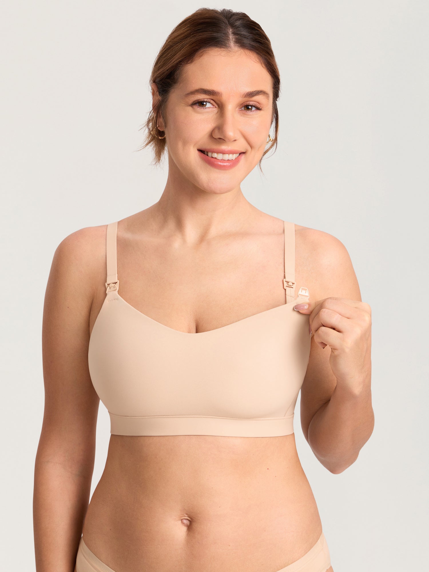 Naadloze voedingsbeha met voorgevormde cups – Inbarely® Plus grote maten