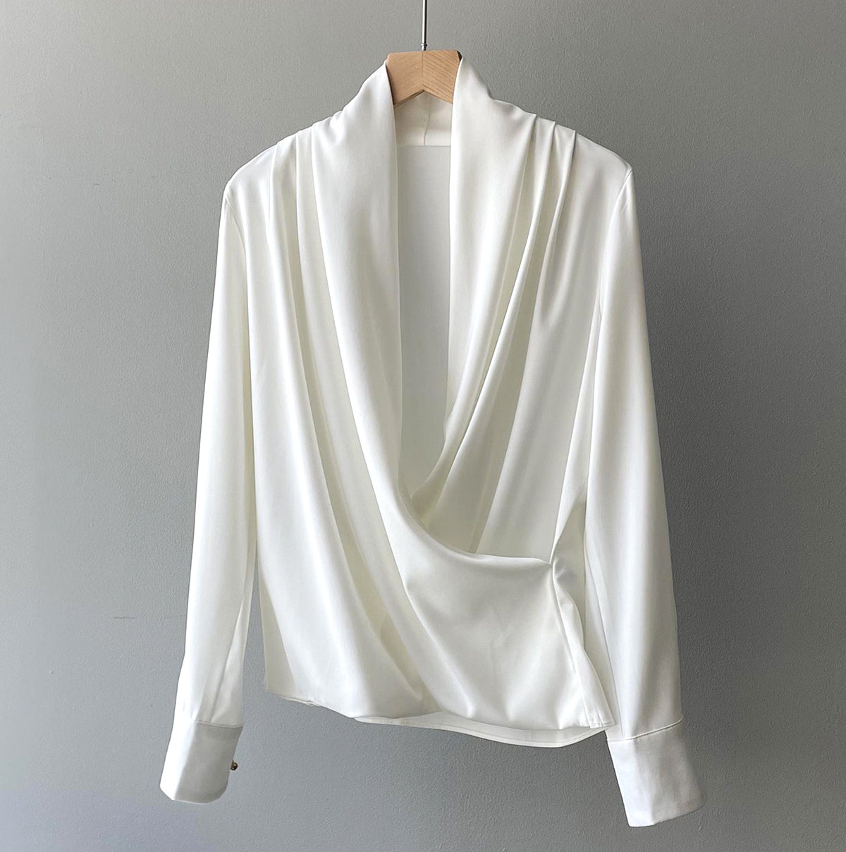 Elegante satijnen blouse