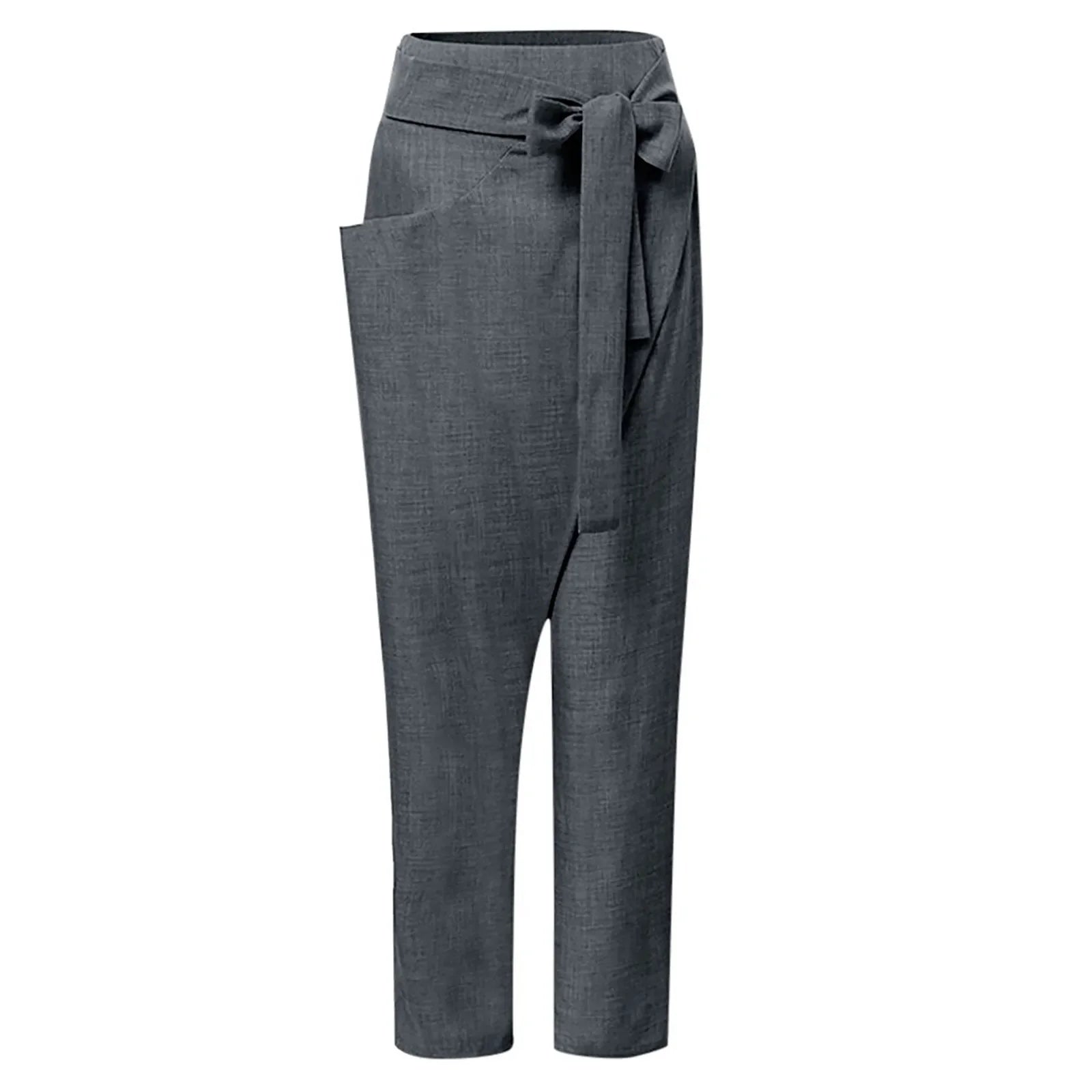 Dames Asymmetrische Losse Hoge Taille Broek