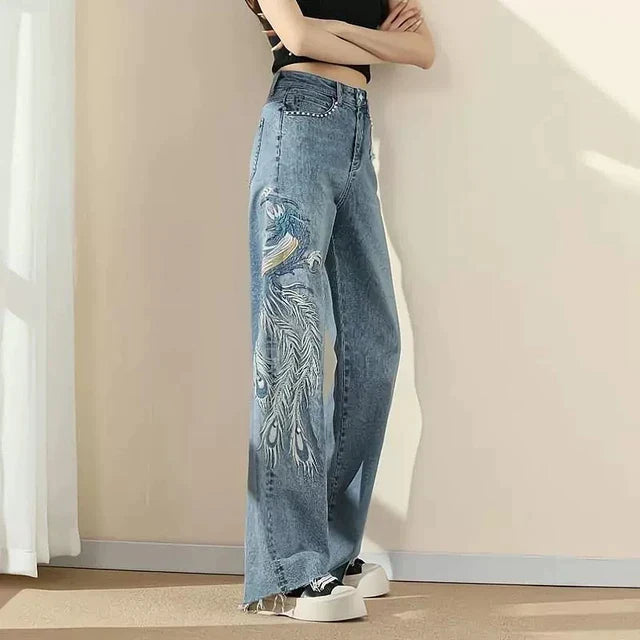 Boho-chique palazzo broek met wijde pijpen