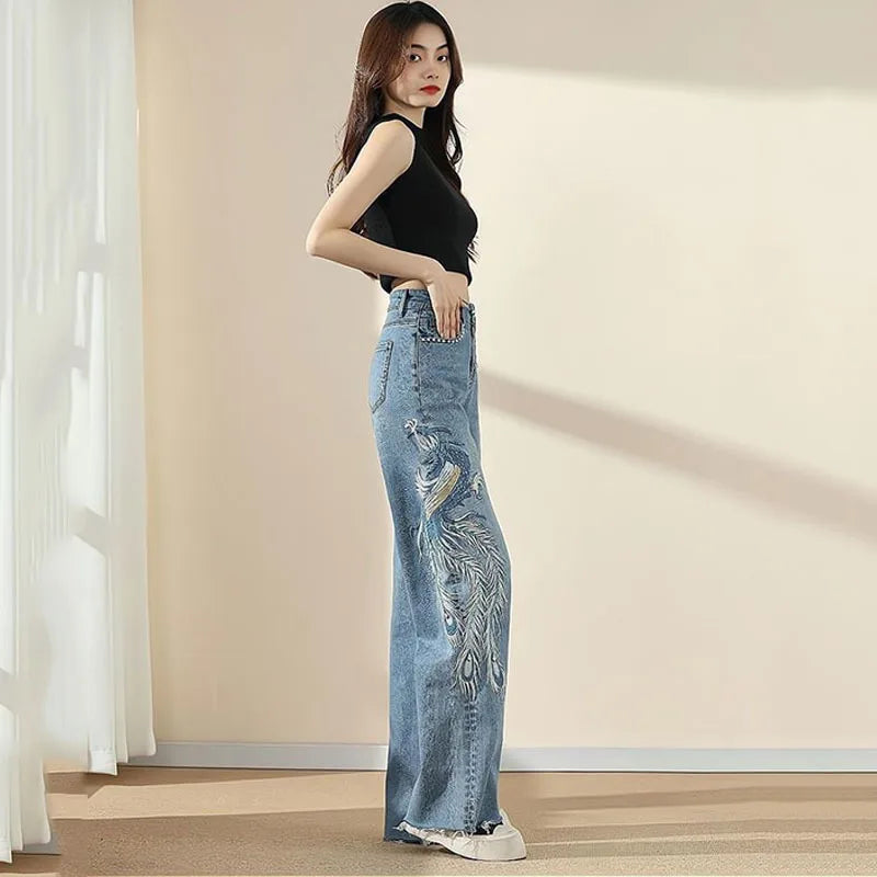 Boho-chique palazzo broek met wijde pijpen