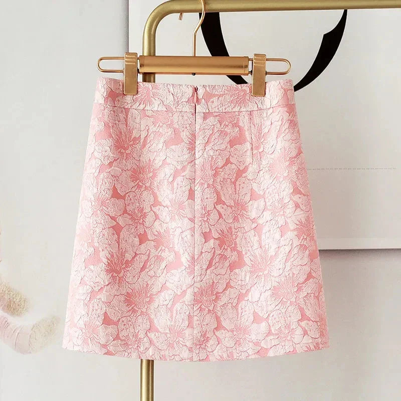 Modieuze jacquard rok voor dames