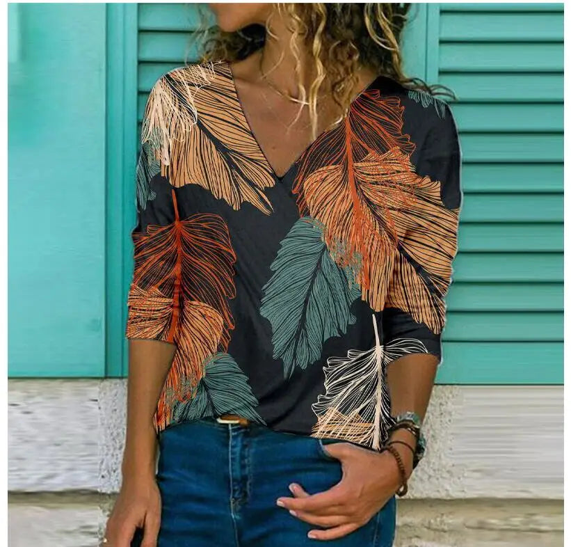 Herfstblouse voor vrouwen