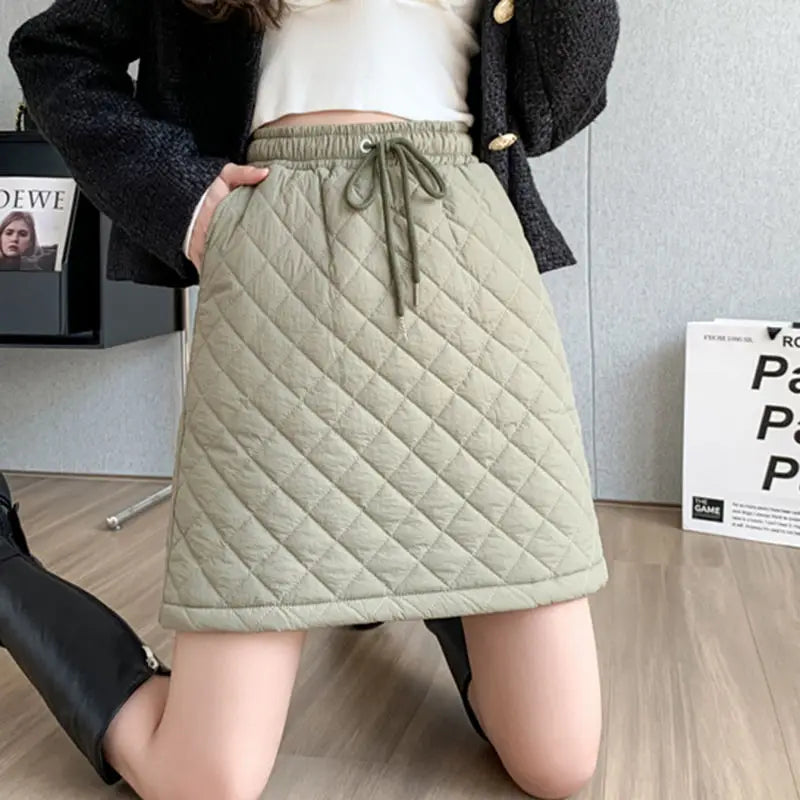 Rok met hoge taille en kant