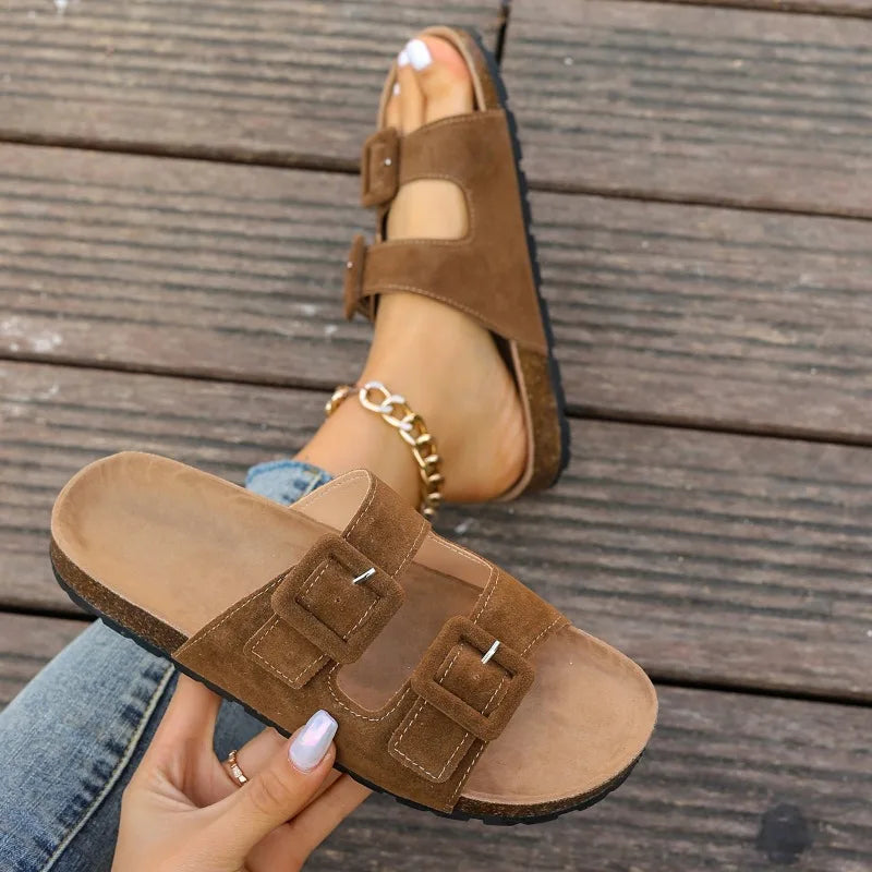 Modieuze, slipvaste teenslippers voor op het strand en buiten