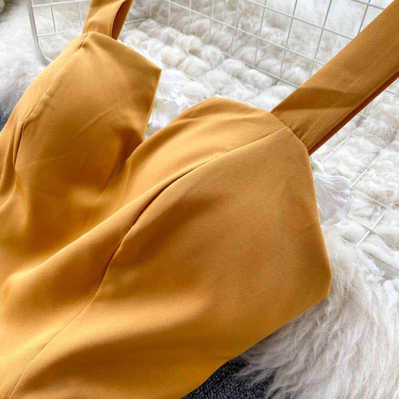 Mouwloze A-lijn avondjurk met sweetheart halslijn