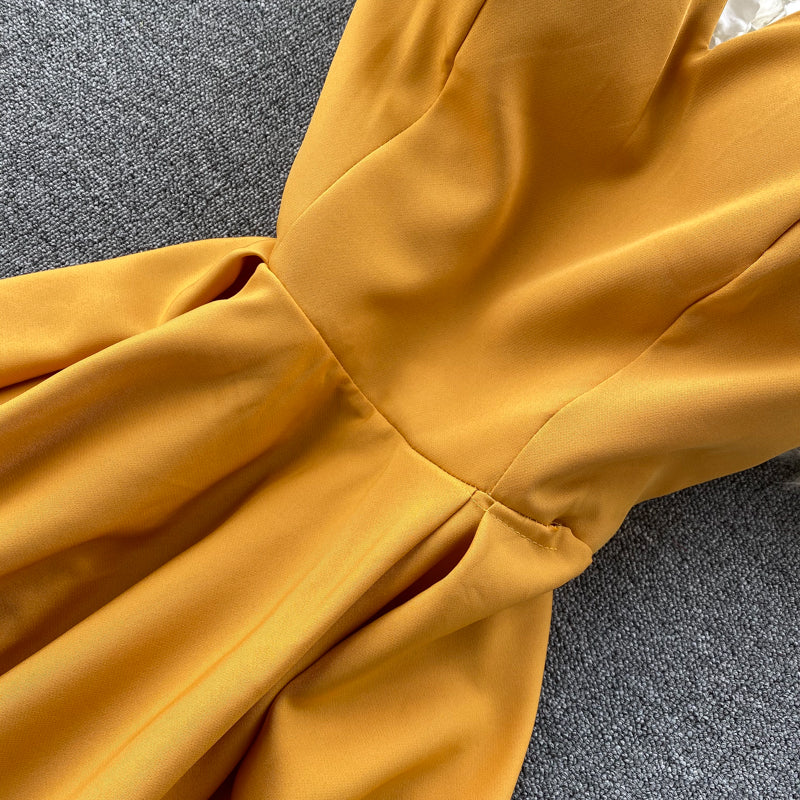 Mouwloze A-lijn avondjurk met sweetheart halslijn