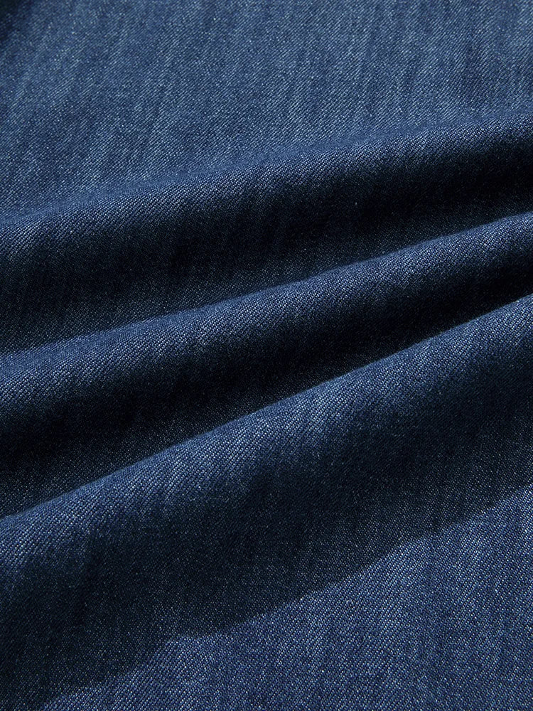 Retro blauw spijkerrokje