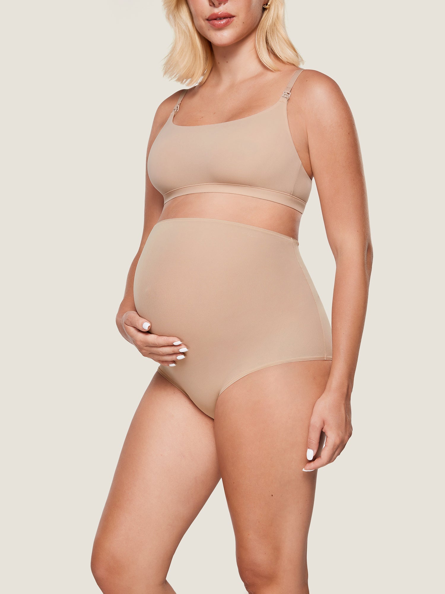 Zwangerschapsslip met hoge taille – 2-pack zachte slips voor zwangeren