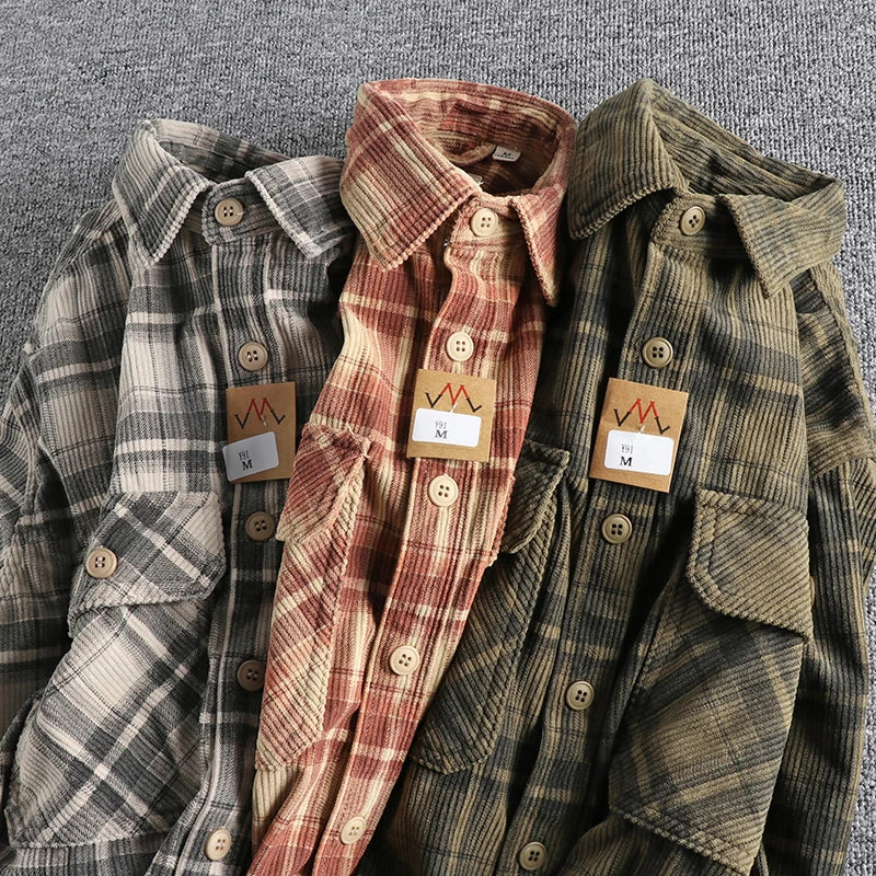 Retro Corduroy overhemd