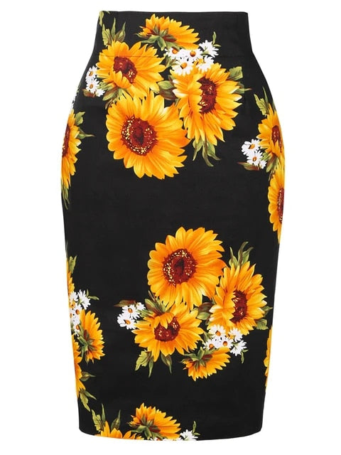 Katoenen rok in bandagestijl