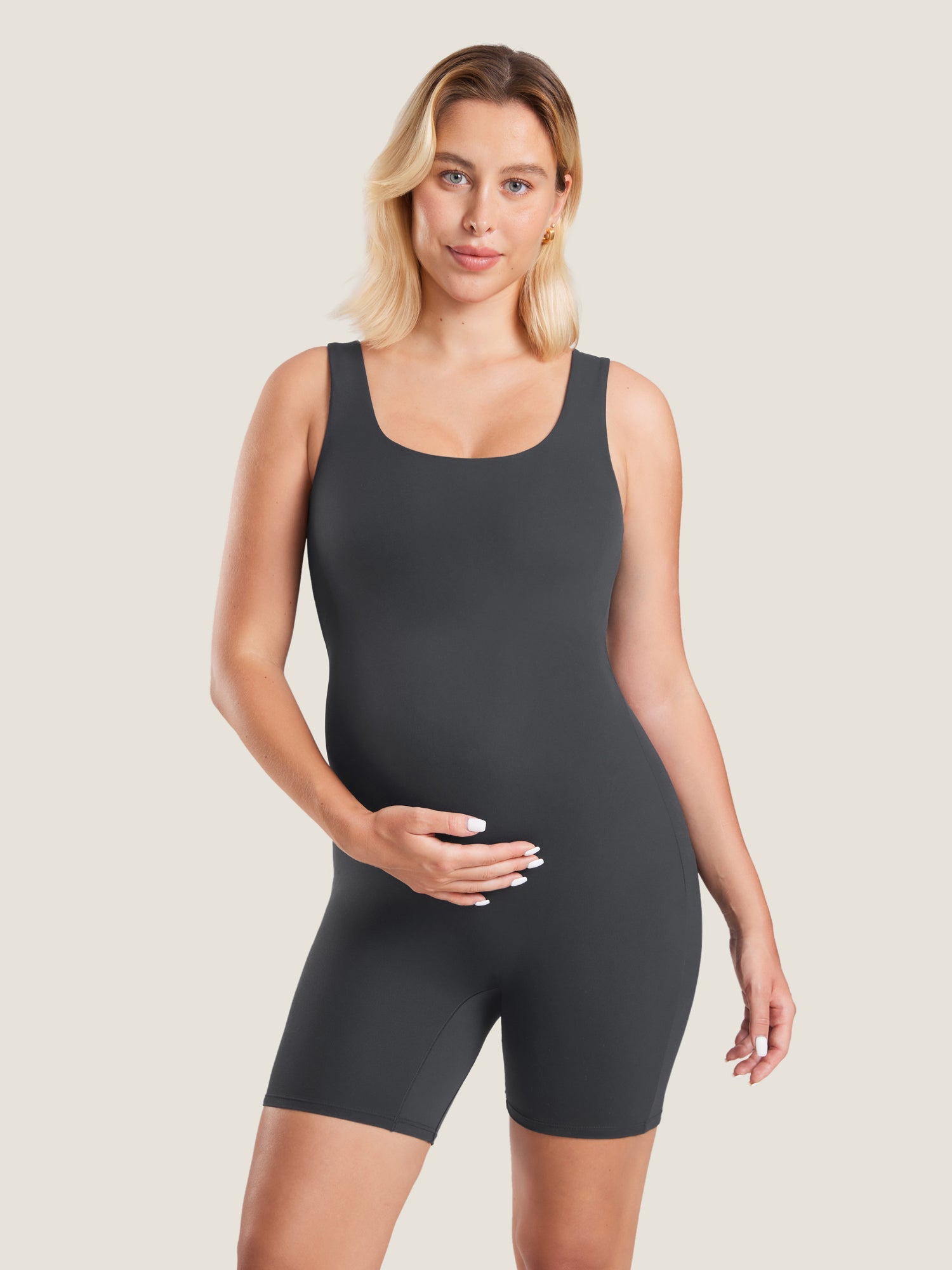 Zwangerschapsplaysuit in zacht Natrelax® – romper voor zwangeren