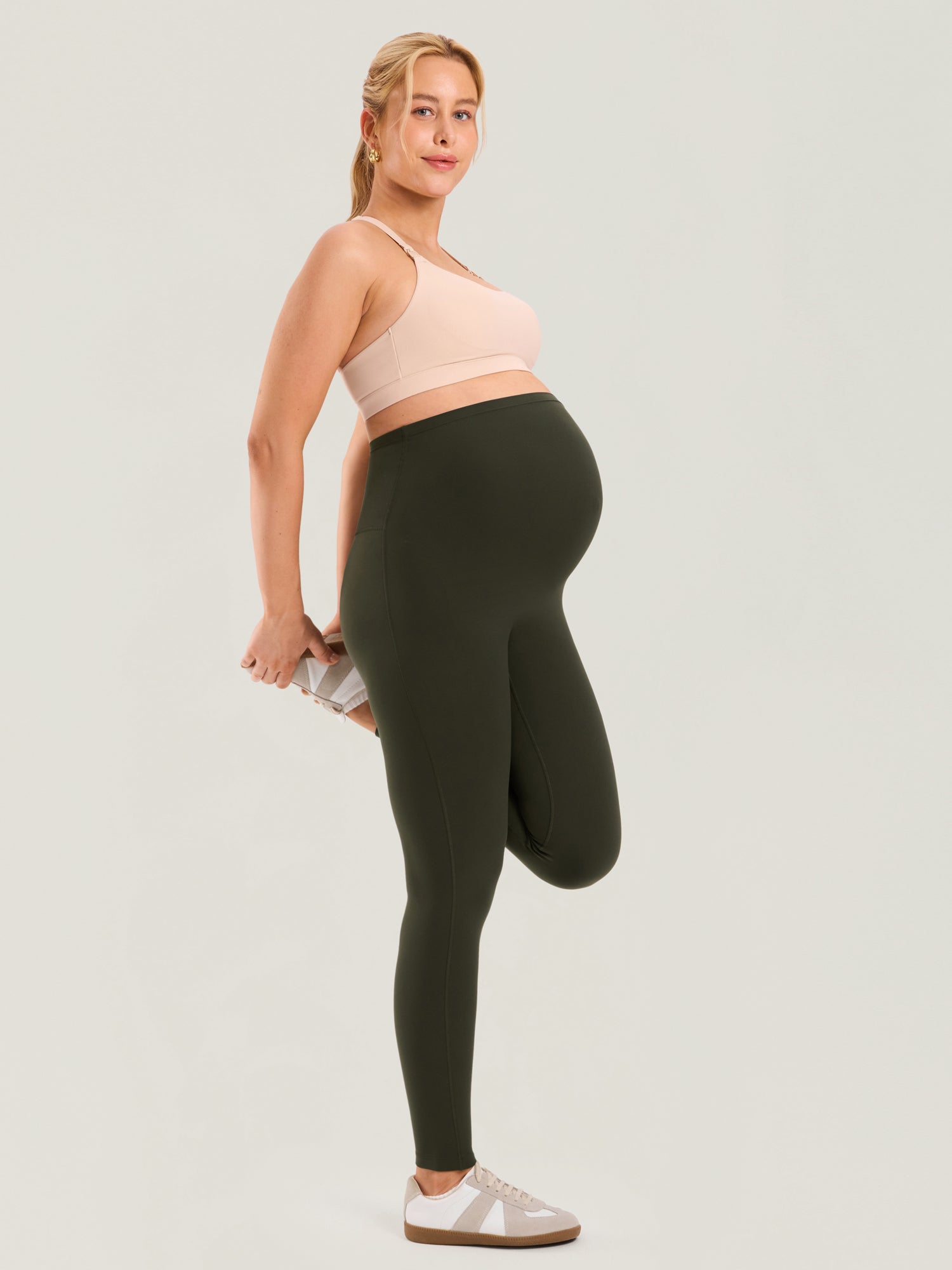 Zwangerschapslegging met naadloze voorkant – Natrelax® hoge taille, 64 cm