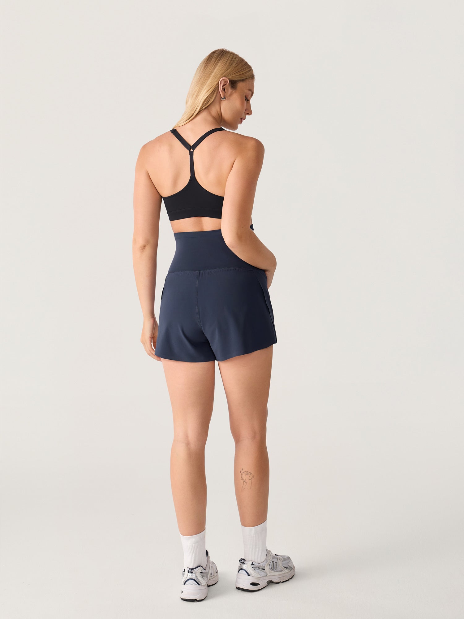 Zwangerschapsshort met zakken – Bloomove™ dolphin short dubbellaags