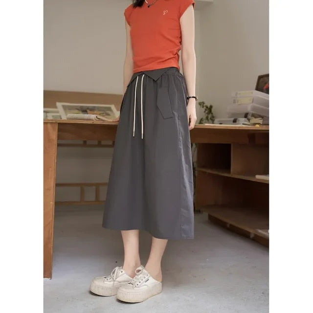 Rok met hoge taille in Franse stijl